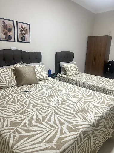 Quarto confortável da Pousada Taquaritinga